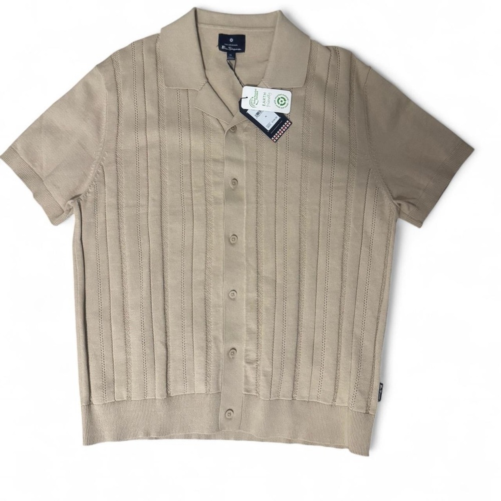 Button down knit polo - Picture 2 of 5